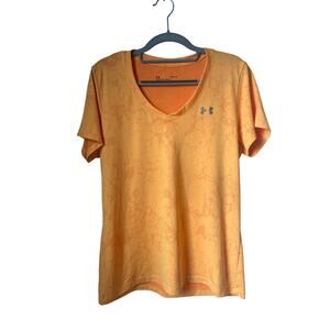 Under Armour Orange Workout Tee - Large